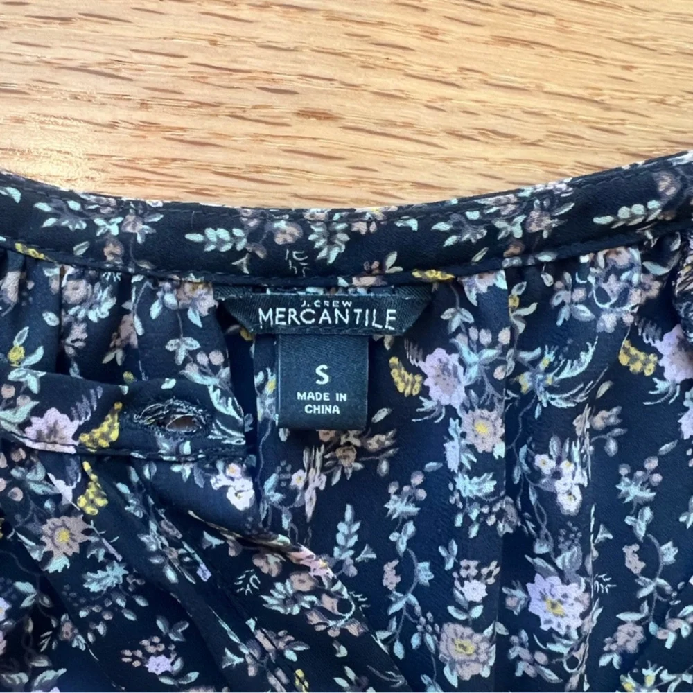 JCrew mercantile sleeveless ruffle dress